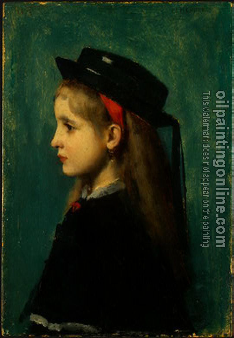 Jean-Jacques Henner - Alsatian Girl